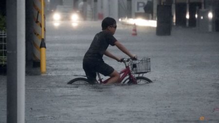 Typhoon Dujuan leaves two dead, 46,000 houses without power in Japan