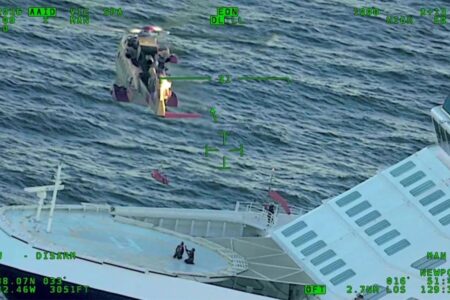 Cruise vacation takes frightening turn as passenger is airlifted from ship