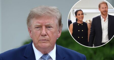 President Donald Trump Breaks His Silence on Prince Harry and Meghan Markle Leaving the U.S.