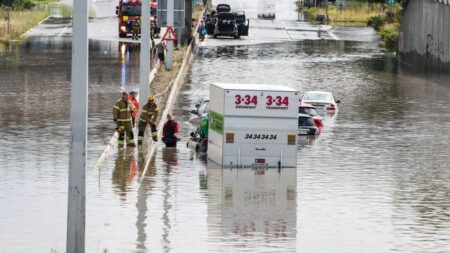 Denmark cleans up damage after floods wreak havoc