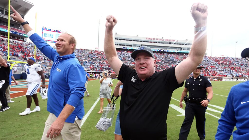 Unranked Kentucky upsets No. 6 Ole Miss after kicker misses potential game-tying field goal