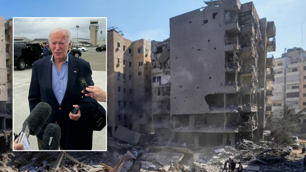 Biden says he will talk to Netanyahu as Israel pummels Sunni terror targets in Beirut