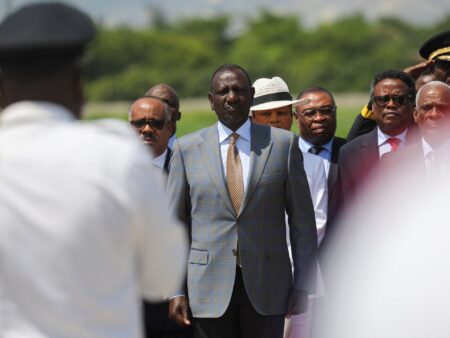 Kenya’s Ruto lands in Haiti to assess police mission as insecurity deepens