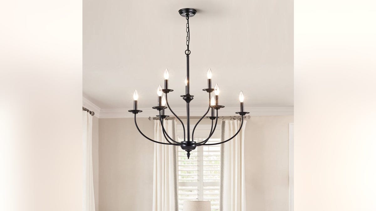 Add some class to your home with a new chandelier. 