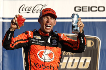 Ross Chastain Shocks Kansas With Epic Final Laps to Capture First Win of the Season