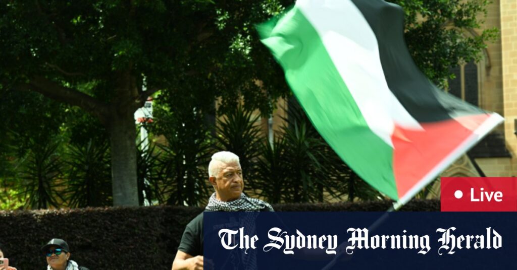 Sydney vigil held one year after Hamas’ Israel attacks as Middle East conflict intensifies