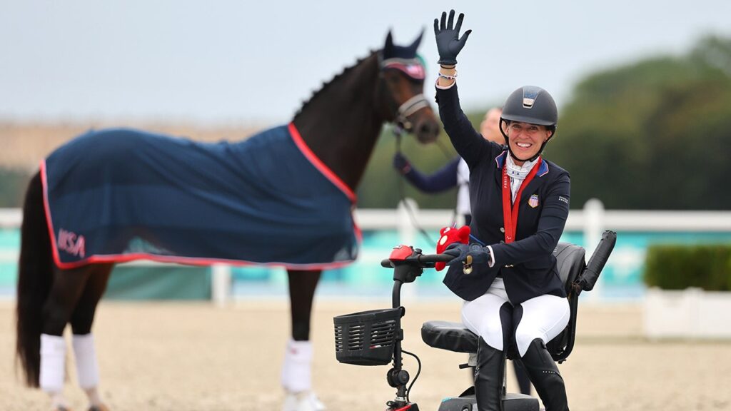 Paralympic equestrian rider reflects on finally winning gold in fifth Games in Paris