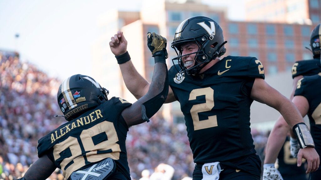 Vanderbilt stuns top-ranked Alabama, securing Commodores’ first-ever win over No. 1 team