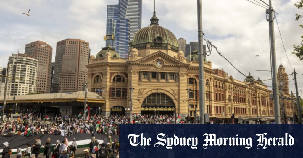 In the face of condemnation, Melbourne’s pro-Palestine rally on Sunday was a big one