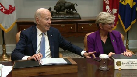 Biden calls VP Harris ‘president’ at hurricane briefing after being interrupted twice