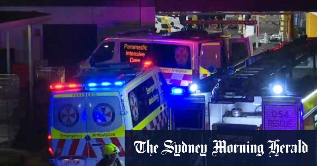 Boy, 16, fighting for life after crashing into hospital car park in Sydney’s south