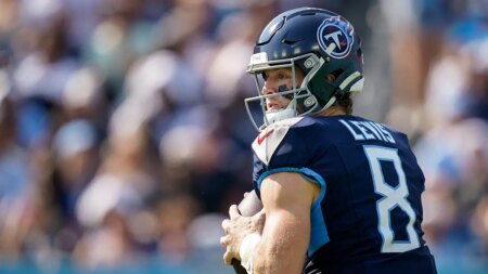 Titans’ Will Levis barrels over crew member on scramble, leaves worker injured