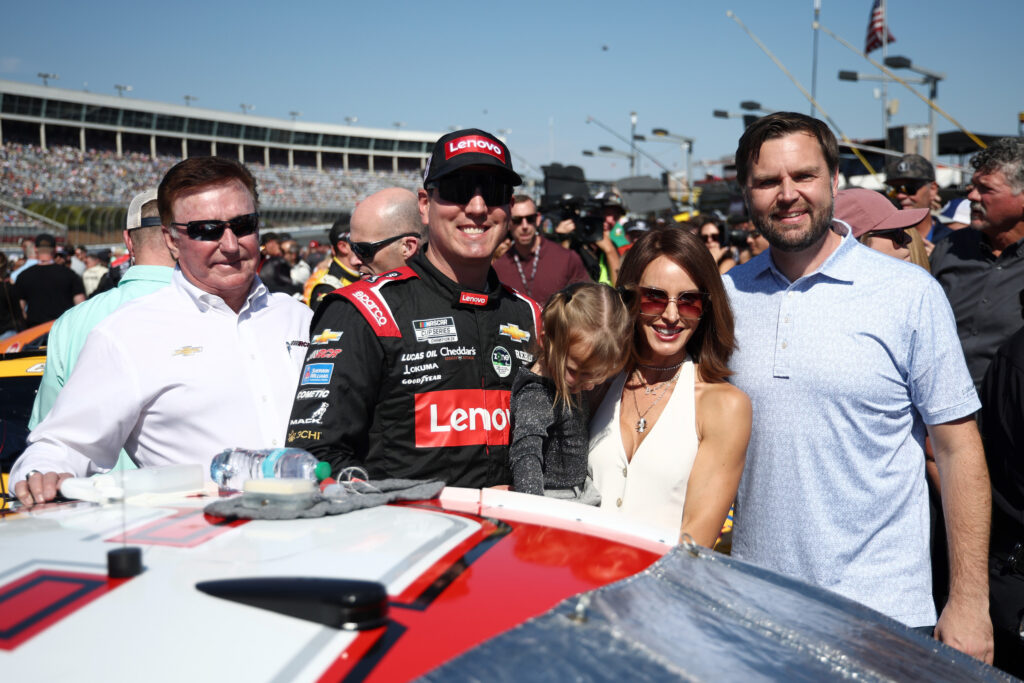 JD Vance Makes Rare NASCAR Appearance at Charlotte Motor Speedway