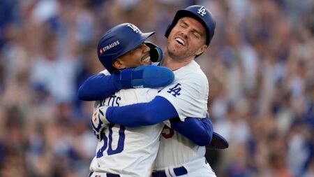 Dodgers use timely hitting to support Jack Flaherty’s gem in NLCS opener vs Mets