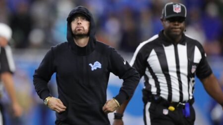 Eminem gives 1-word reaction after Lions’ Aidan Hutchinson suffers gruesome injury vs Cowboys