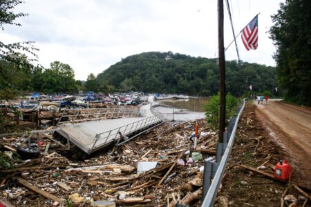 Hurricane-hit battleground states face additional voting hurdles in run-up to Election Day