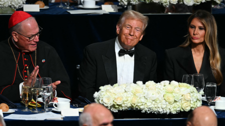 Trump takes jabs at Harris during keynote at Al Smith dinner, vows to correct ‘serious problems’ in US