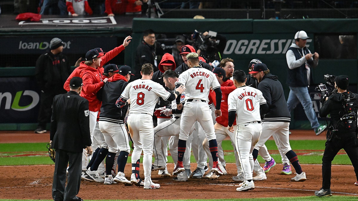 Guardians walk off home run