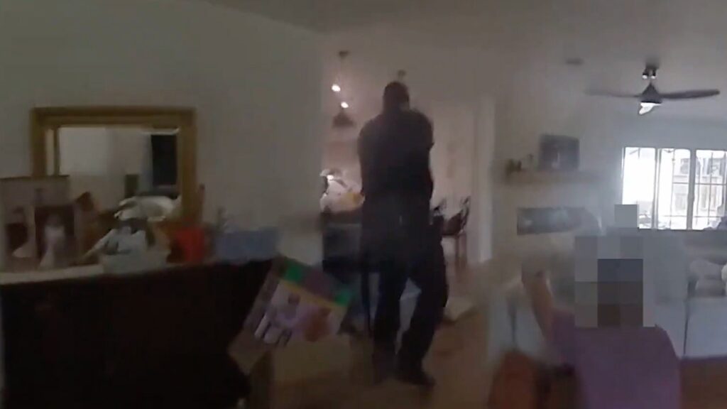 Bodycam shows wild Houston gunfight as officers respond to active home invasion robbery