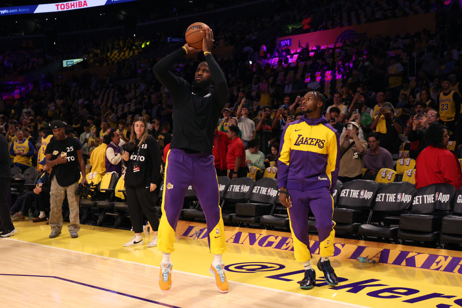 LeBron and Bronny James Make History as First NBA Father-Son Duo to Play Together