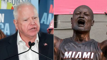 Tim Walz calls new viral Dwyane Wade statue ‘horrific’