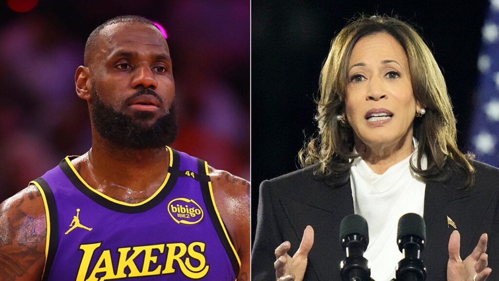 LeBron James endorses Kamala Harris: ‘The choice is clear to me’