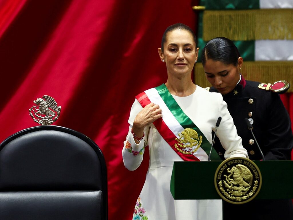 Claudia Sheinbaum sworn in as Mexico’s first female president