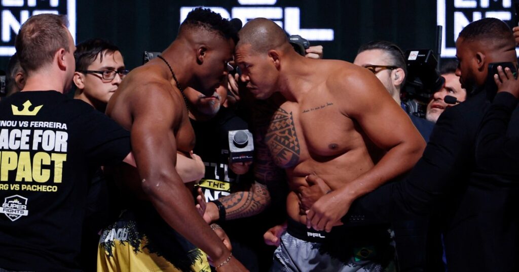 LIVE: Francis Ngannou vs Renan Ferreira – PFL Super Fight heavyweight title