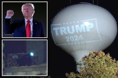 Massachusetts town issues 0-a-day fine, cease and desist to resident projecting Trump sign on water tower