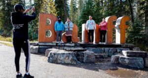 Iconic Banff sign, a ‘bucket list’ attraction for visitors, moving to safer spot