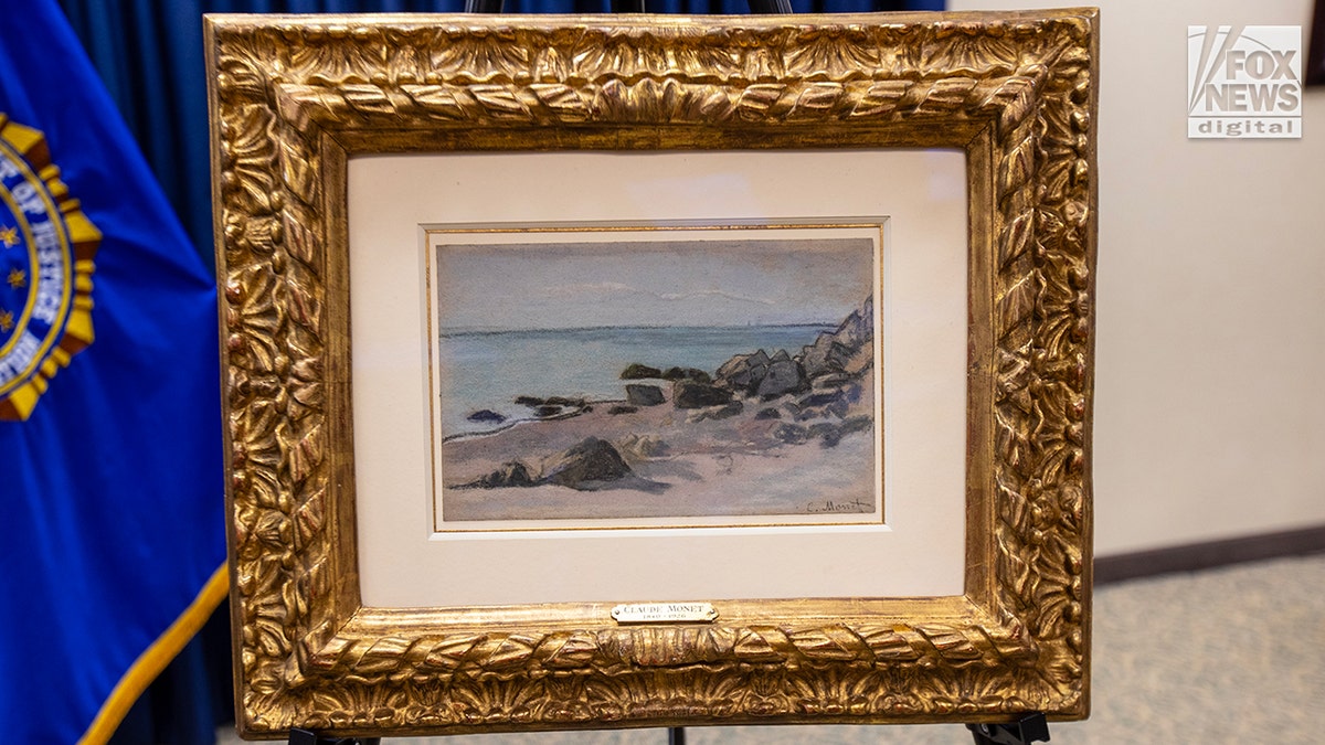 Monet's "Bord de Mer," 1865