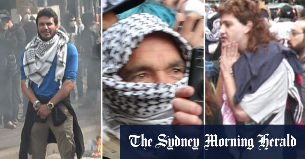 Police release photos of protesters sought over the violent anti-war rally in Melbourne