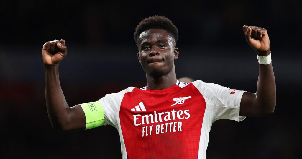 Arsenal 2-0 PSG: Kai Havertz and Bukayo Saka goals down French champions in UEFA Champions League