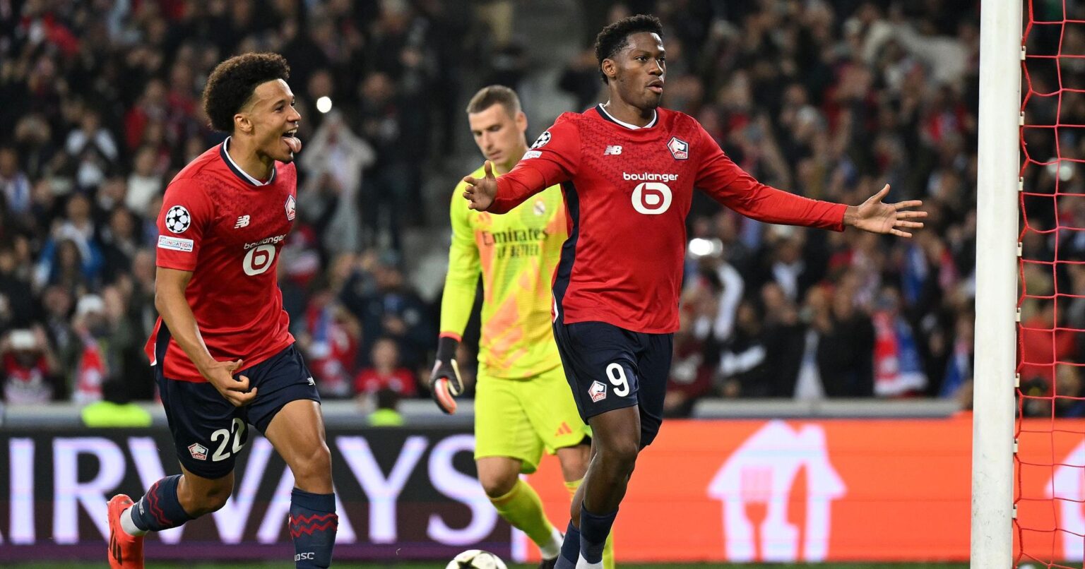 Lille 1-0 Real Madrid: Jonathan David penalty earns French side famous win over reigning champions