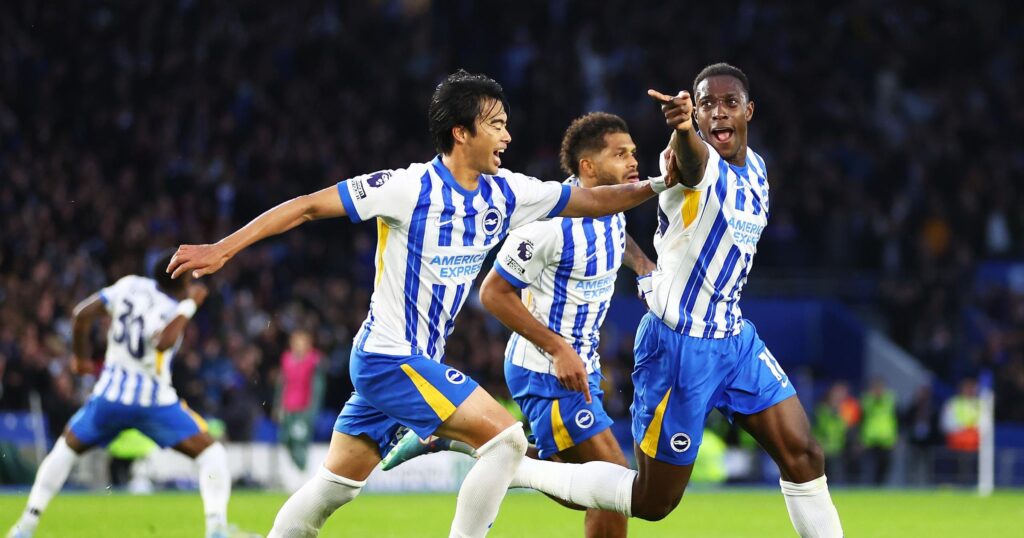 Brighton 3-2 Tottenham – Hosts roar back for thrilling Premier League win as Spurs throw away two-goal lead