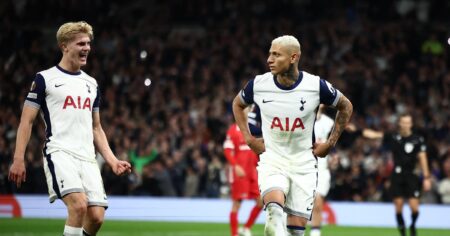 Tottenham 1-0 AZ Alkmaar: Spurs remain perfect as Richarlison scores penalty in comfortable win