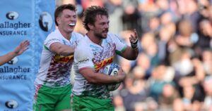 Gallagher Premiership: Will Evans double helps Harlequins continue Exeter Chiefs’ sorry start to season