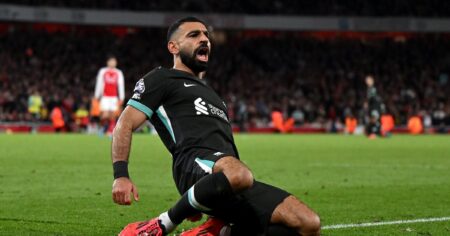 Arsenal 2-2 Liverpool – Late Mohamed Salah earns Arne Slot’s side point at injury-hit Arsenal in Premier League