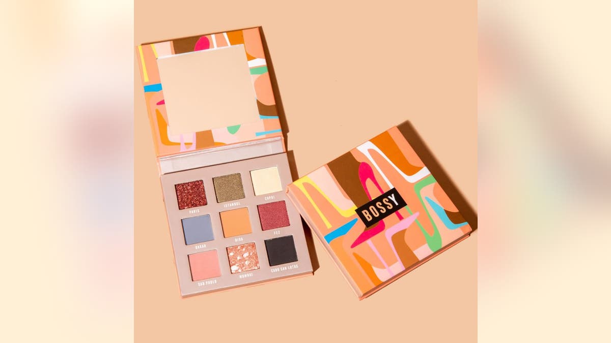 Bossy has beautiful, bright eyeshadow colors. 