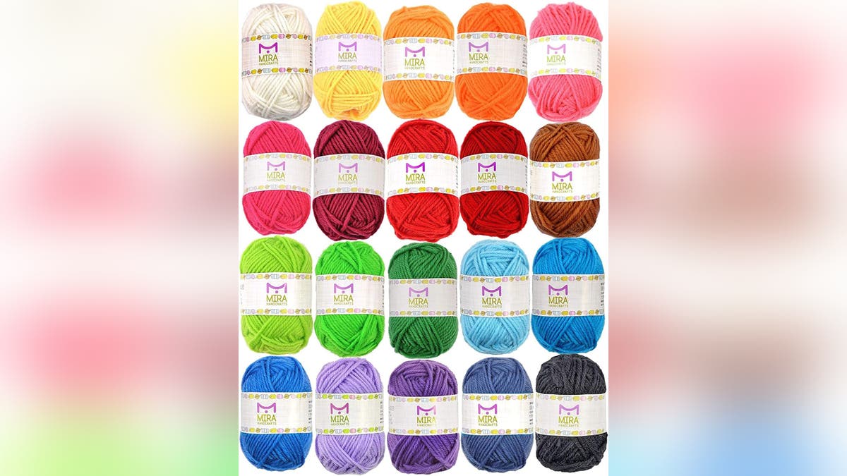 Acrylic yarn is the ideal yarn for beginners and experienced knitters alike.