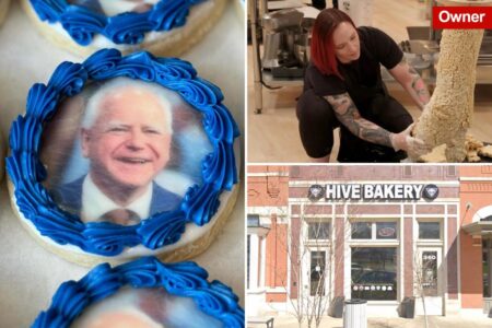 ‘Food Network’ star Haley Popp under fire for offering Tim Walz-branded cookies at Texas bakery