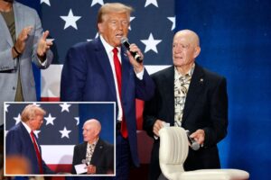 Vietnam War veteran gives Trump his Purple Heart for taking bullet in Butler : ‘You got guts’