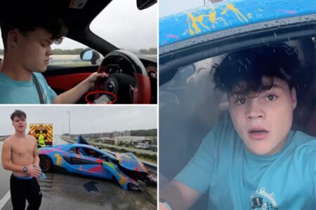 YouTuber Jack Doherty totals 0K McLaren during live stream after apparently texting while driving in rain