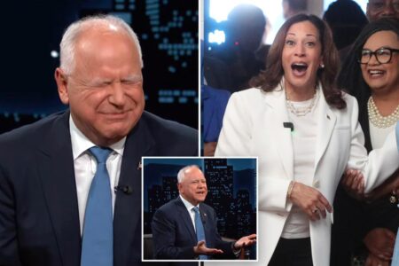 Tim Walz reveals bizarre name Kamala Harris is listed under on his phone: ‘All I could think of’