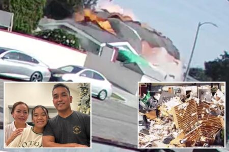 Shocking video captures California family’s ‘dream home’ exploding, seriously injuring homeowner