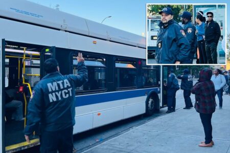 Fewer fare beaters hopping on MTA buses after transit ‘enforcers’ deployed throughout NYC