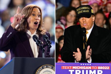 Trump, Harris attack each other during dueling Friday night rallies as Election Day nears