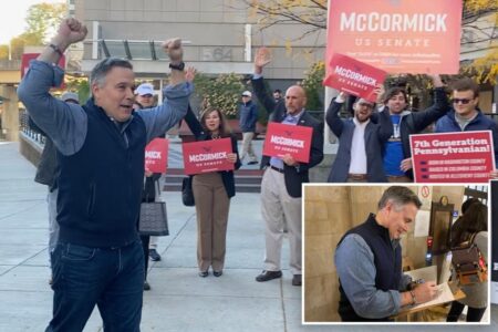 GOP Senate hopeful Dave McCormick votes early to ‘set a good example’ as Pennsylvania Republicans cut Dems’ mail-in advantage