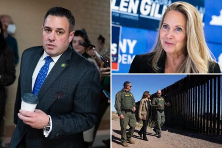 GOP LI Rep. D’Esposito ties Dem rival Laura Gillen to Biden-Harris’ ‘broke the border’ policies: ‘Ran shotgun’