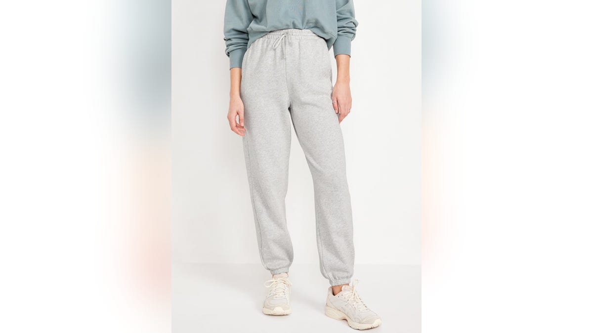 A pair of sweatpants are cozy and soft. 